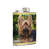 Schattige folie in de zoete Yorkshire doodsbeangst Heupfles (Rechts)