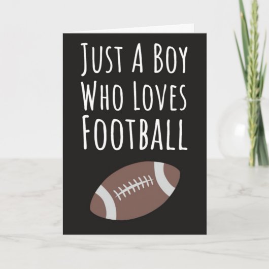 Schattige Football Kaarten voor Kids Boys Sport Ki (Voorkant)