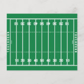 Schattige Football & Lint Budget Foto 2e Verjaarda (Achterkant)