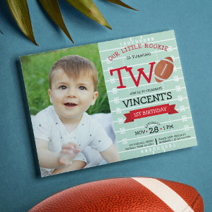 Schattige Football & Lint Budget Foto 2e Verjaarda