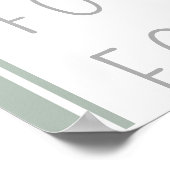 Schattige Football Poster (Hoek)