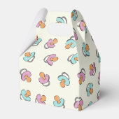 Schattige fopspeen Geslacht onthullen Baby shower Bedankdoosjes (Achterkant)