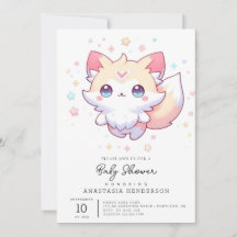 Schattige Forest Fox Baby shower