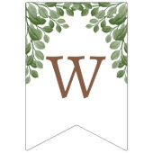 Schattige Forest Woodland Animals Baby shower Welk Vlaggetjes (Derde vlag)