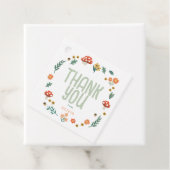 Schattige Forest Woodland Baby shower Dank u Bedankjes Labels (In situ)