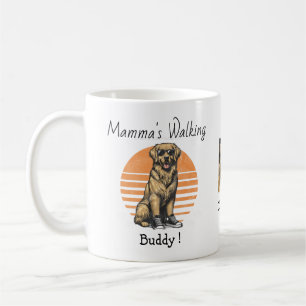 Schattige foto met grafische mama's buddy personal koffiemok