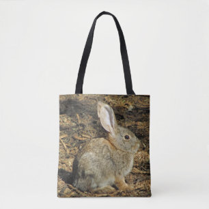 Schattige foto van kleine bruine woestijn tote bag