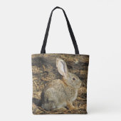 Schattige foto van kleine bruine woestijn tote bag (Achterkant)