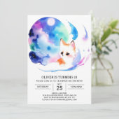 Schattige Fox Adventure voor Kinderen Verjaardag Kaart (Staand voorkant)