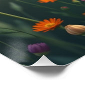 Schattige Fox Art Perfect Poster (Hoek)