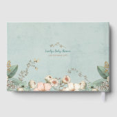  Schattige Fox Botanische Wensen voor Baby shower Gastenboek (Achterkant)