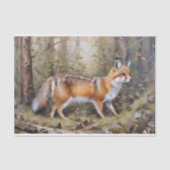 Schattige Fox Decoupage Tissue Paper Tissuepapier (Voorkant)