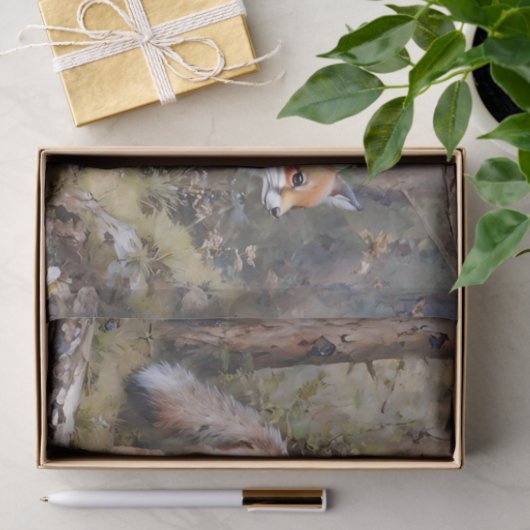 Schattige Fox Decoupage Tissue Paper Tissuepapier (Geschenk)