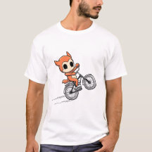Schattige Fox Rider - Schattigee Cartoon Bike Stun