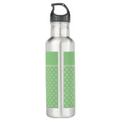 Schattige Fox Sniffing de lucht gepersonaliseerd Waterfles (Achterkant)