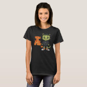Schattige Frankenstein Kattenmonster – Kawaii Spoo T-shirt (Voorkant volledig)