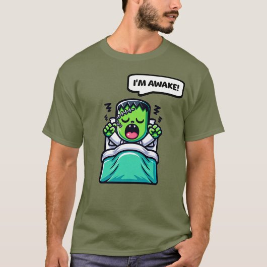 Schattige Frankenstein Monster T-shirt (Voorkant)