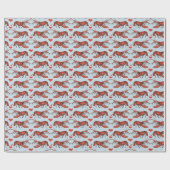 Schattige Frans Blauw Je bent mijn kreeft Romance Cadeaupapier (Vlak)