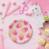 Schattige Frans Fries Papier Bord (Feest)