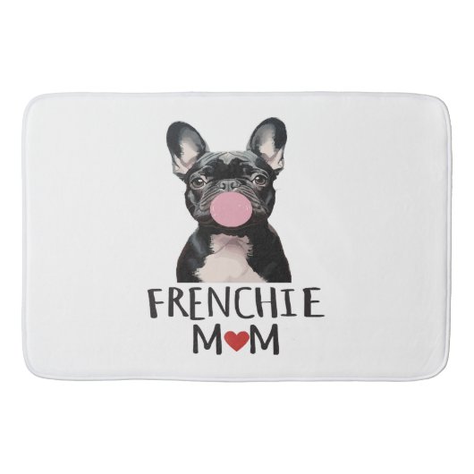 Schattige Franse buldog Badmat (Voorkant)