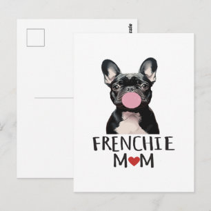 Schattige Franse buldog Briefkaart