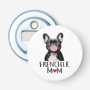 Schattige Franse buldog Button Flesopener