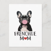Schattige Franse buldog Informatiekaartje (Achterkant)