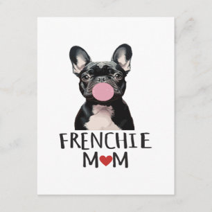 Schattige Franse buldog Informatiekaartje