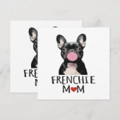 Schattige Franse buldog Kaart (Voorkant / Achterkant)