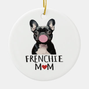 Schattige Franse buldog Keramisch Ornament