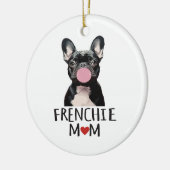 Schattige Franse buldog Keramisch Ornament (Links)