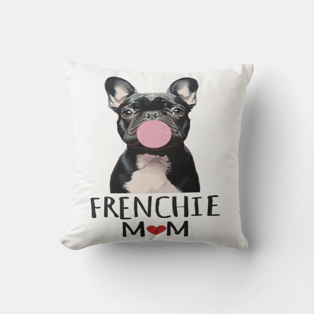 Schattige Franse buldog Kussen (Voorkant)