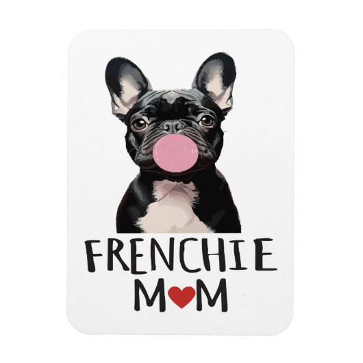 Schattige Franse buldog Magneet (Verticaal)