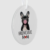 Schattige Franse buldog Ornament (voorkant)