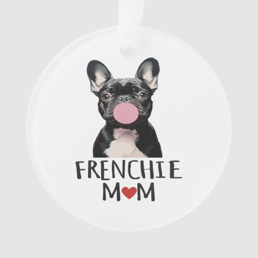 Schattige Franse buldog Ornament (voorkant)