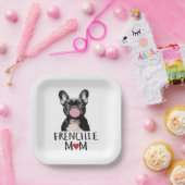 Schattige Franse buldog Papieren Bordje (Feest)