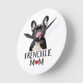 Schattige Franse buldog Ronde Klok (Hoek)