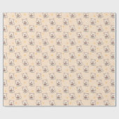 Schattige Franse Bulldog Cadeaupapier (Vlak)