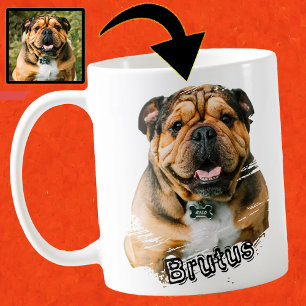 Schattige Franse Bulldog Foto Koffiemok