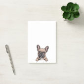 Schattige Franse Bulldog Frenchie Post-it® Notes (Kantoor)