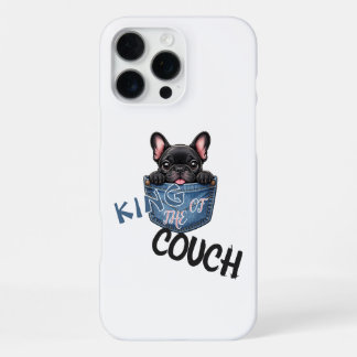 Schattige Franse Bulldog Grappige Hond Liefhebber iPhone 16 Pro Max Hoesje