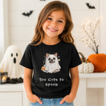 Schattige Franse Bulldog Halloween Geest