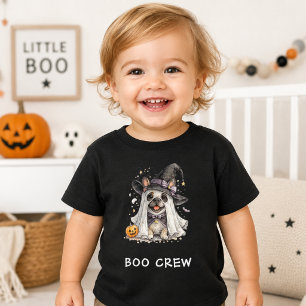 Schattige Franse Bulldog Halloween Heks Boo Crew