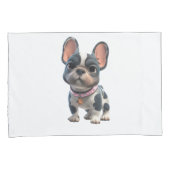 Schattige Franse Bulldog Kussensloop (Voorkant-Rechts)