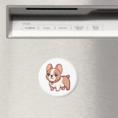 Schattige Franse Bulldog  Magneet (Insitu (Vaatwasser))