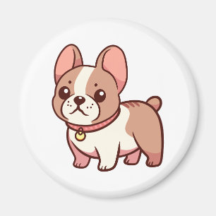 Schattige Franse Bulldog  Magneet