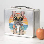Schattige Franse Bulldog met zonnebril (In situ)