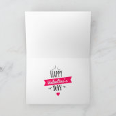 Schattige Franse Bulldog op Valentijnsdag Feestdagen Kaart (Binnen)