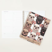 Schattige Franse Bulldog Planner (Display)