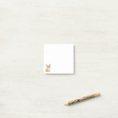 Schattige Franse Bulldog Post-it® Notes (Op bureau)